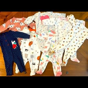 Lot of Carter’s 6M Sleepers
